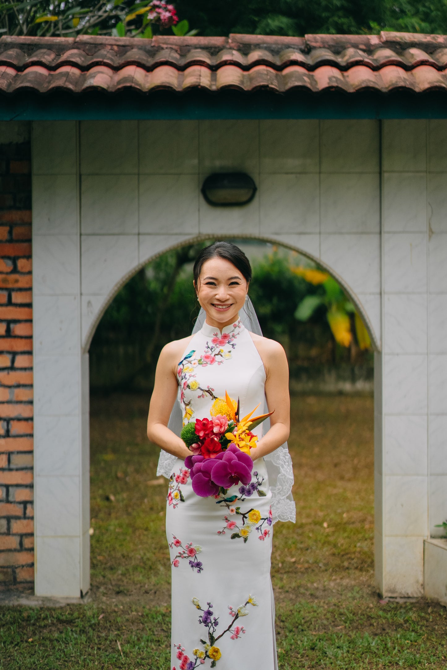 Magic in the transformation: Bride Pauline Two-Piece Wedding Dress