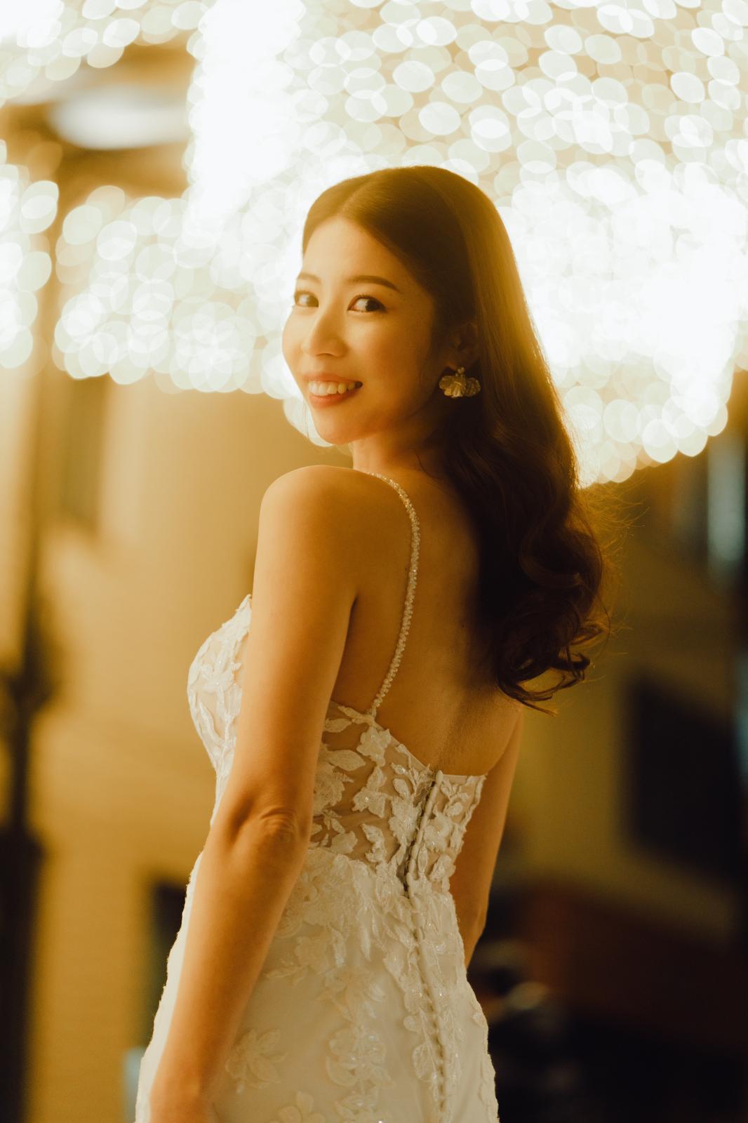 Sleek & Regal: Miho’s Custom Convertible Gown