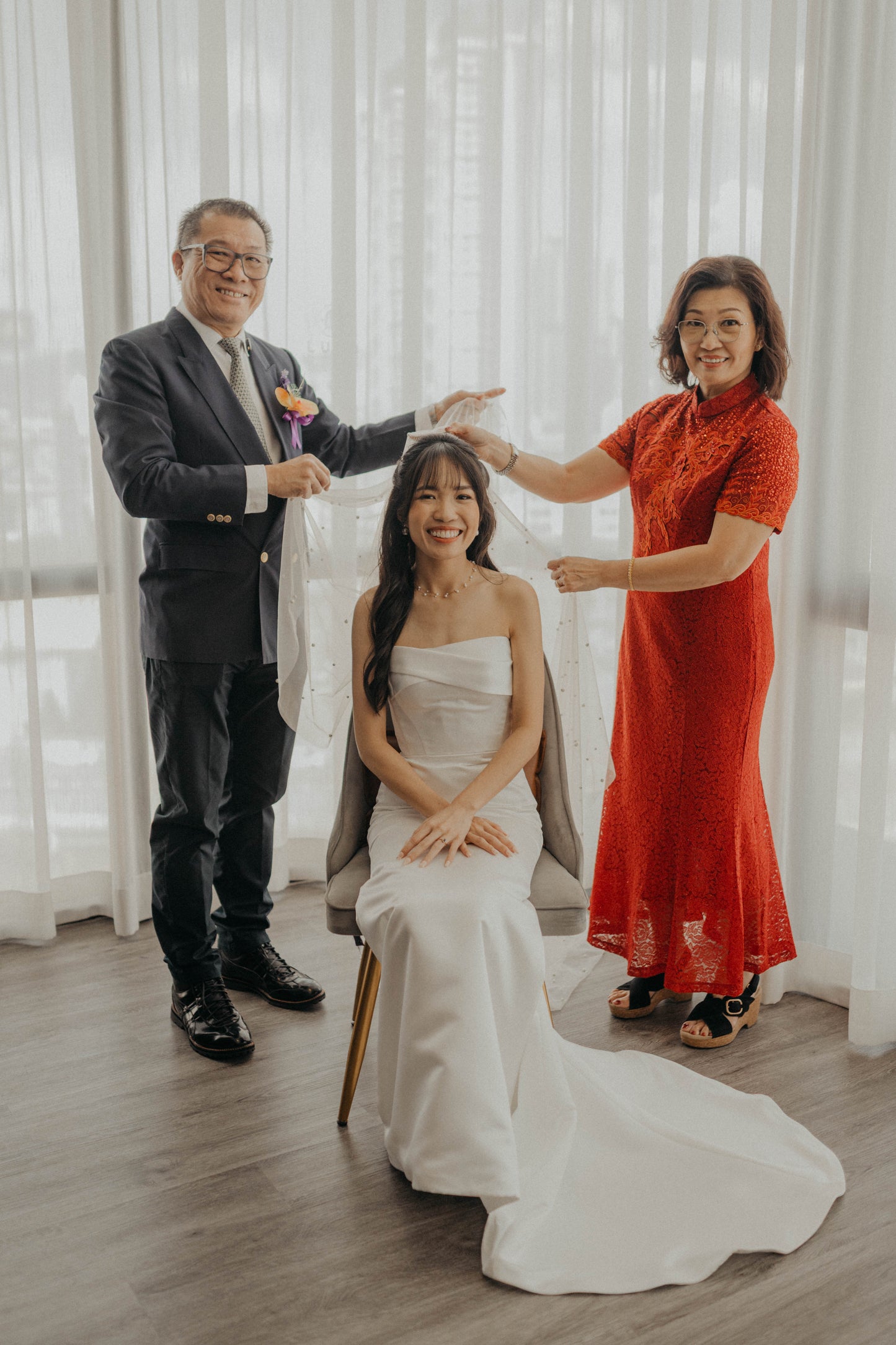 Bride Sophia in Timeless Satin Elegance