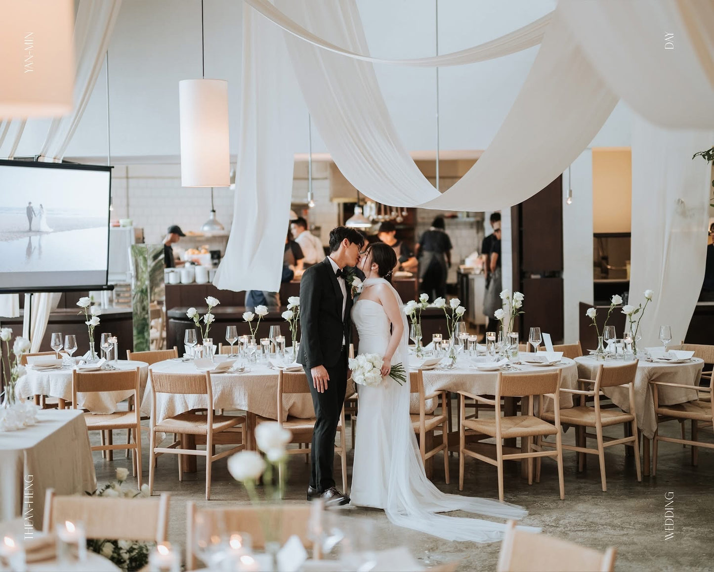 A Trend with Timeless Charm – Yan Min’s Wedding Style