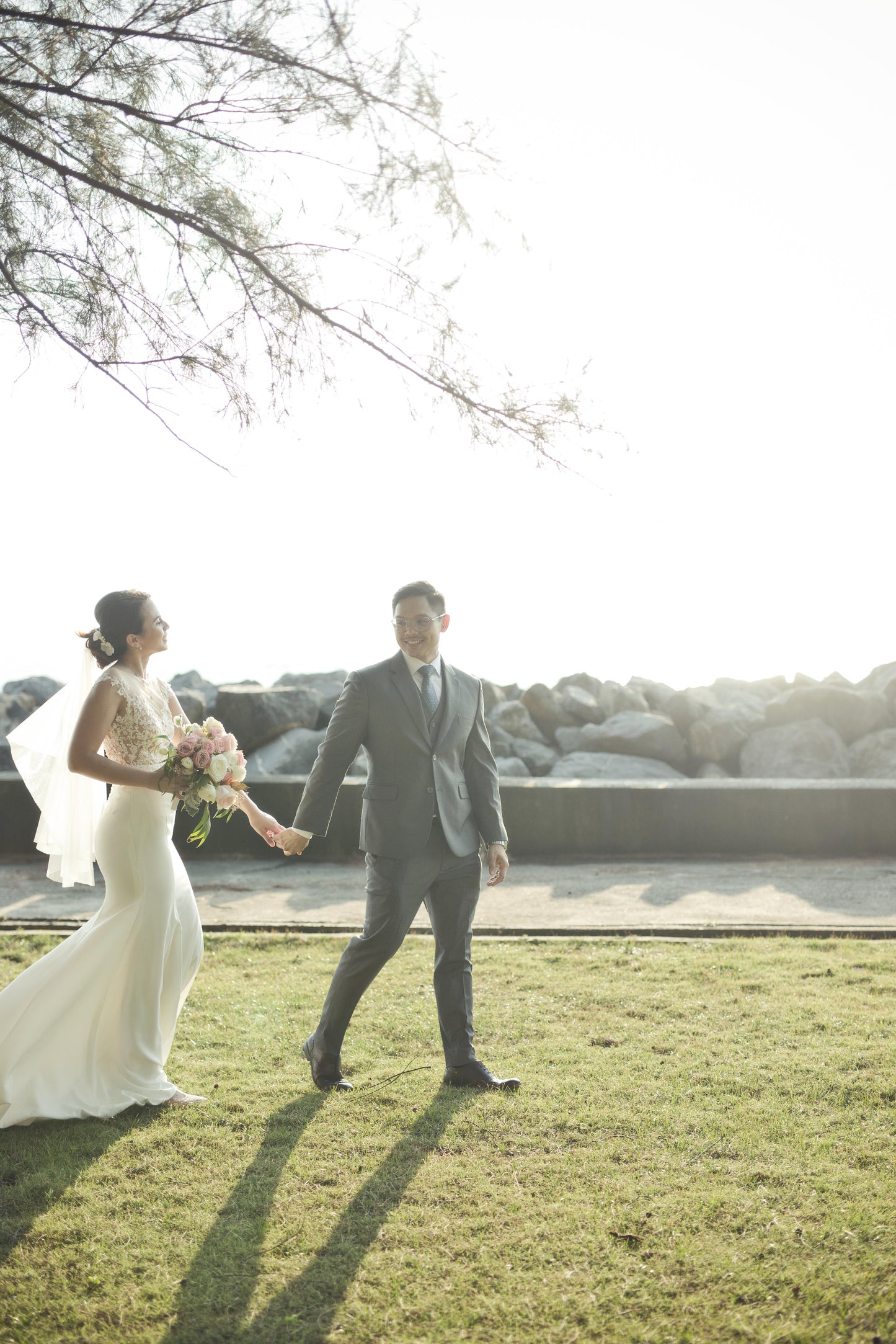 beach wedding dress Malaysia