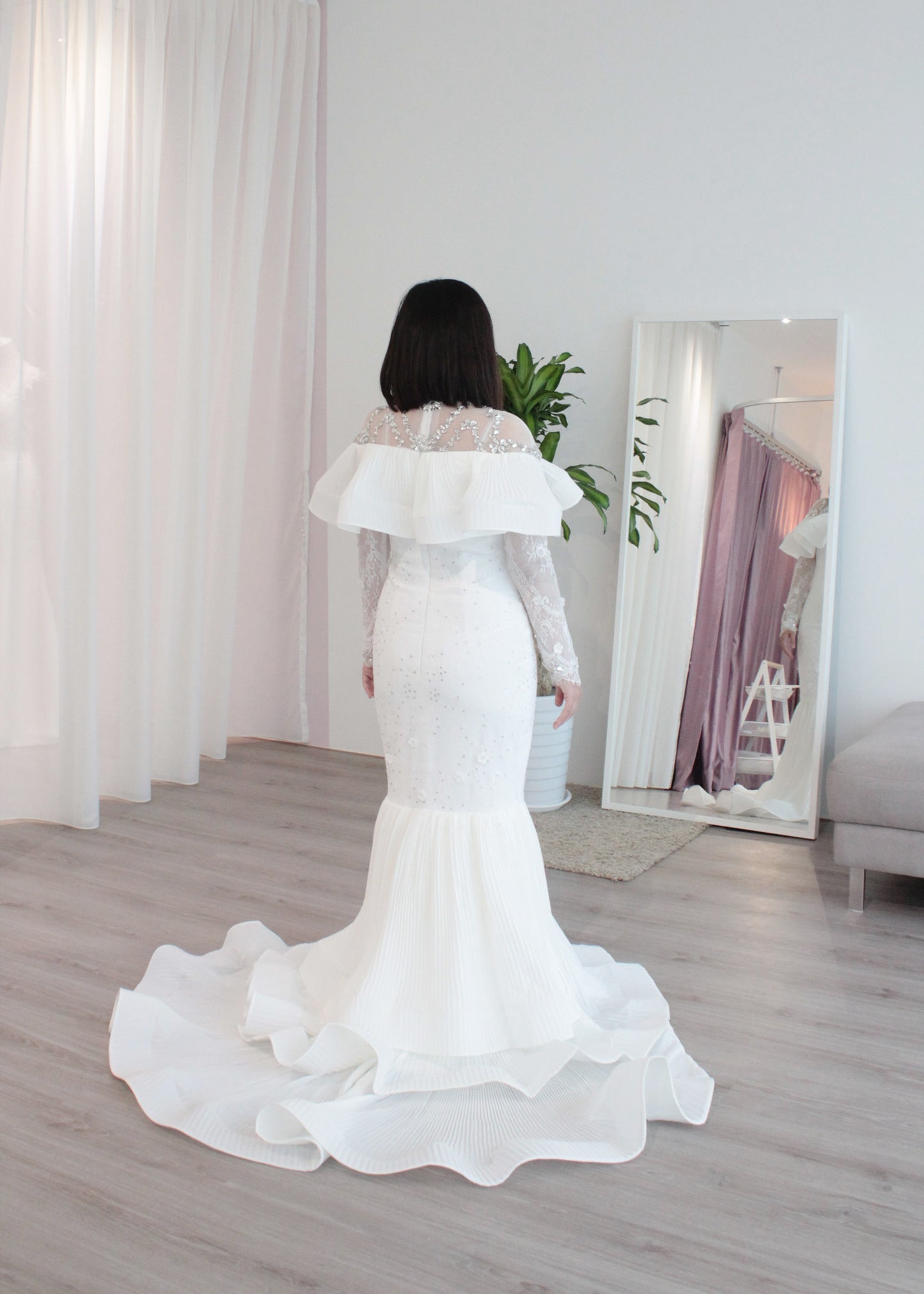 bespoke muslim wedding dress Malaysia