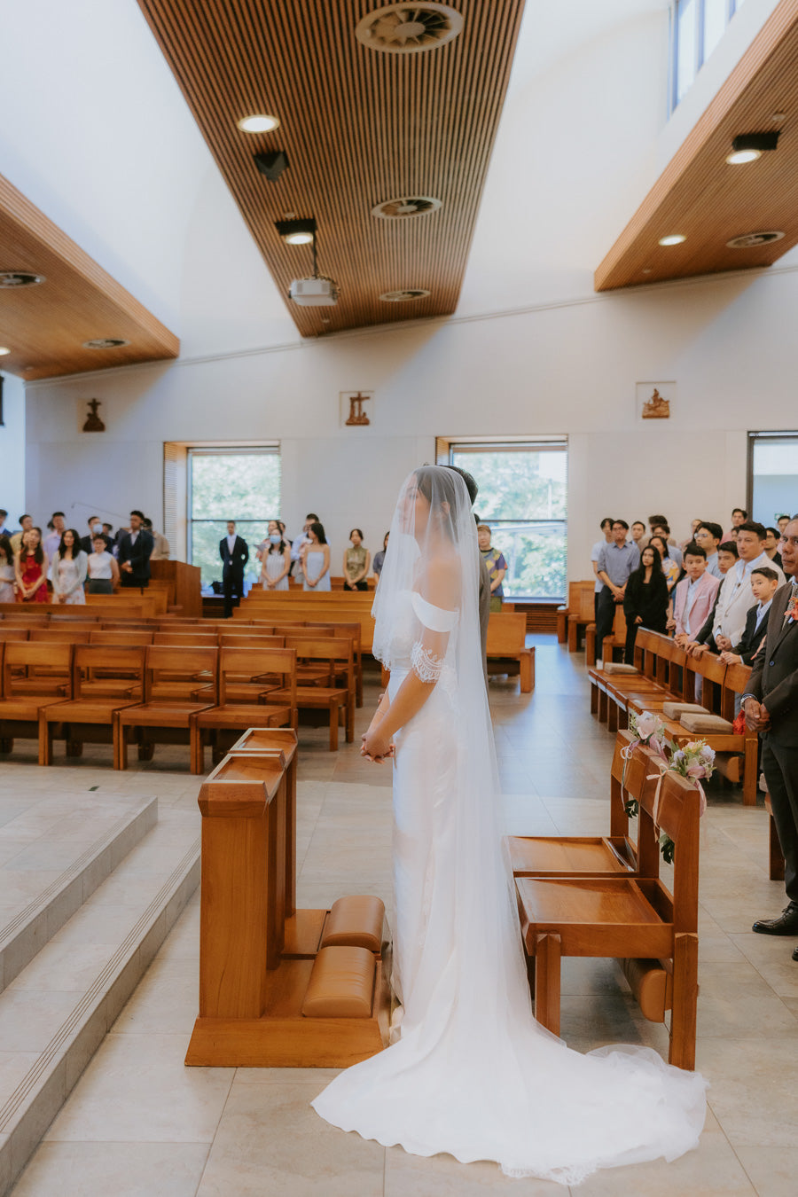 Bride Amanda — Minimalist Italian Satin Elegance