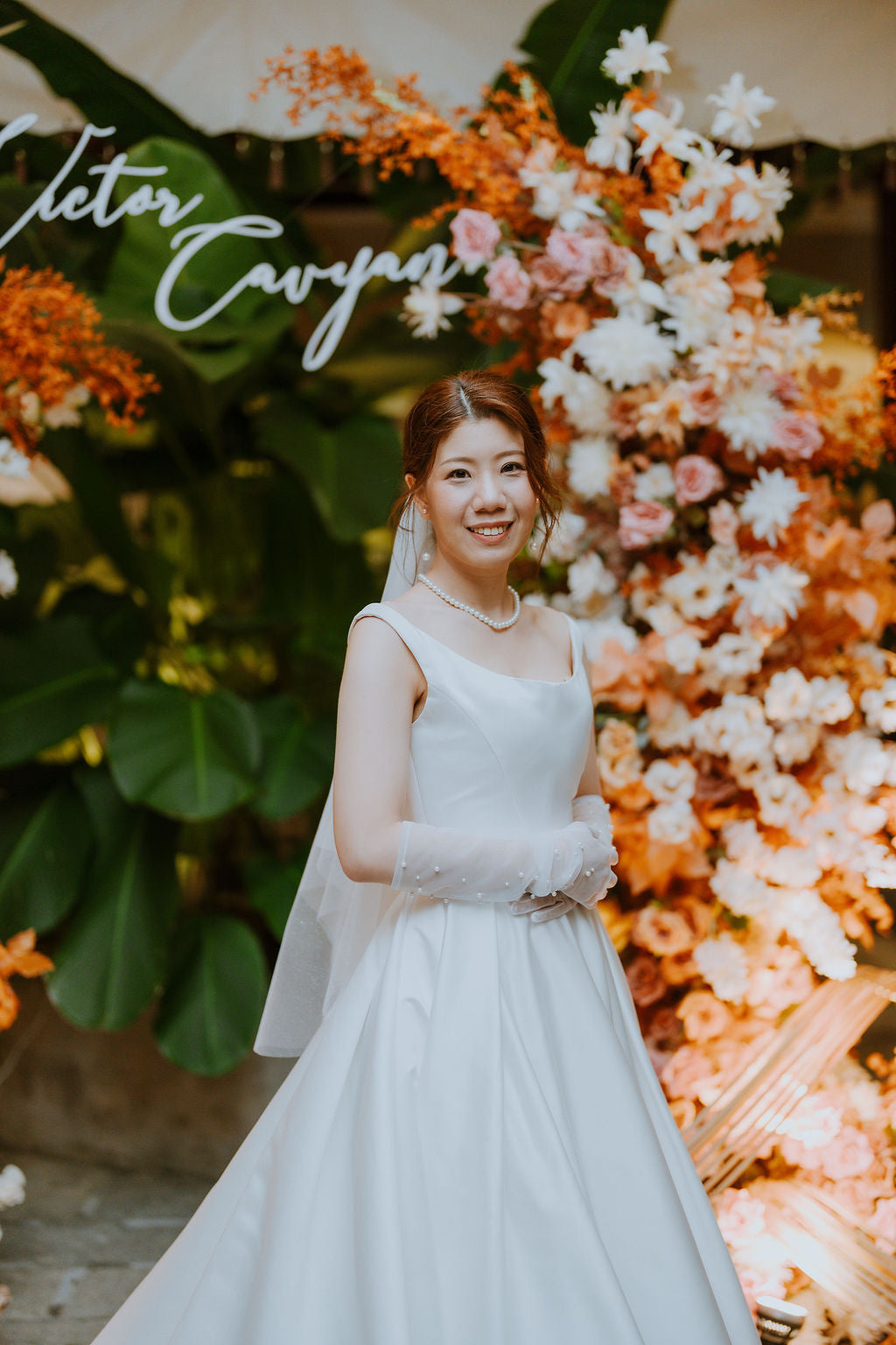 Bride Cavyan — 2-Piece Gown with Convertible Lace & Satin Tops