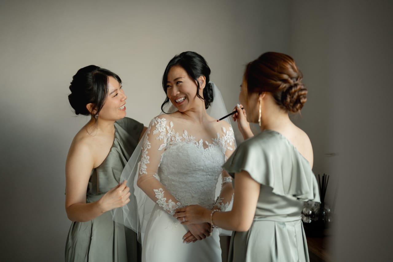 Bride Jayne — 2-in-1 Strapless Gown with Detachable Sleeves