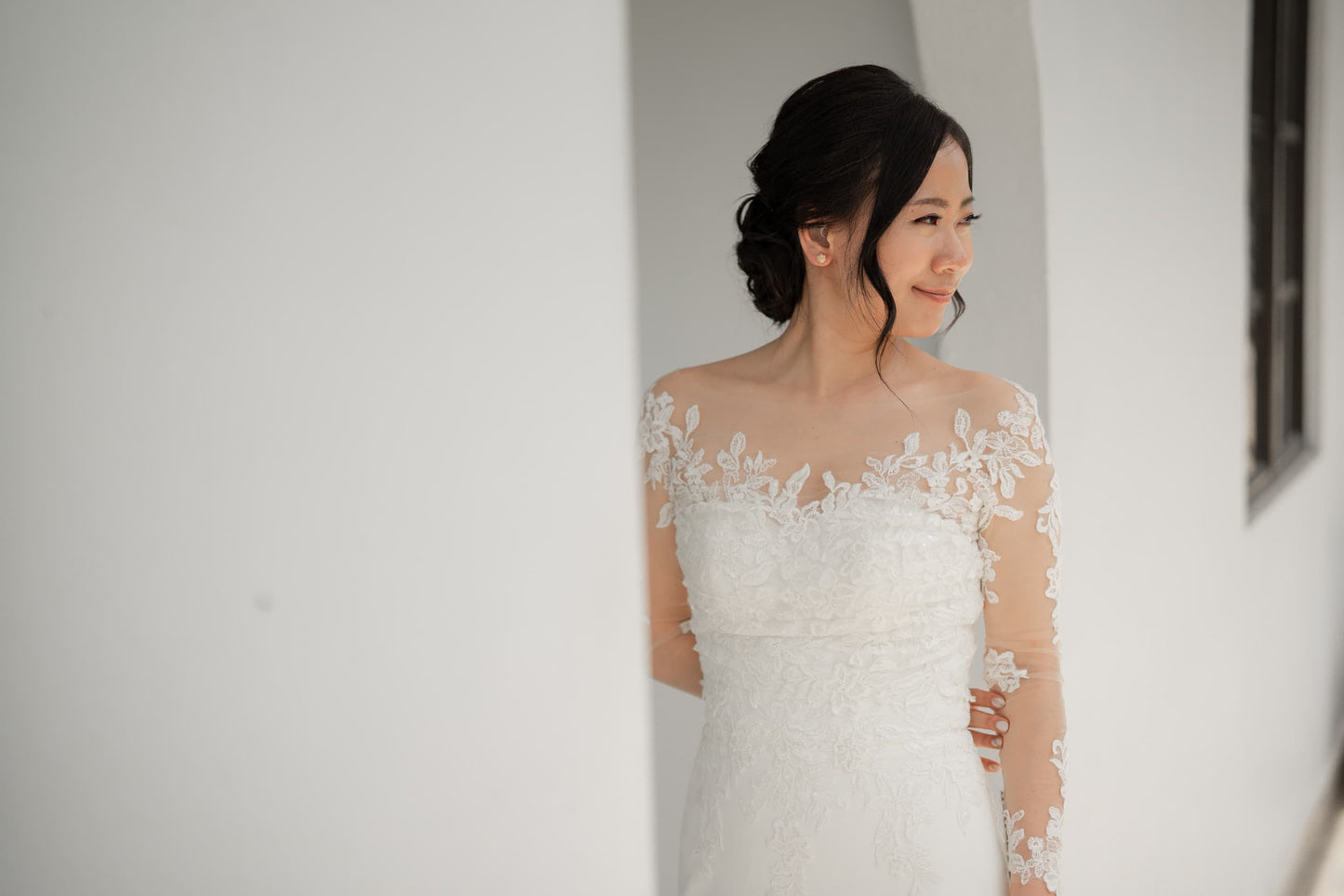 Bride Jayne — 2-in-1 Strapless Gown with Detachable Sleeves