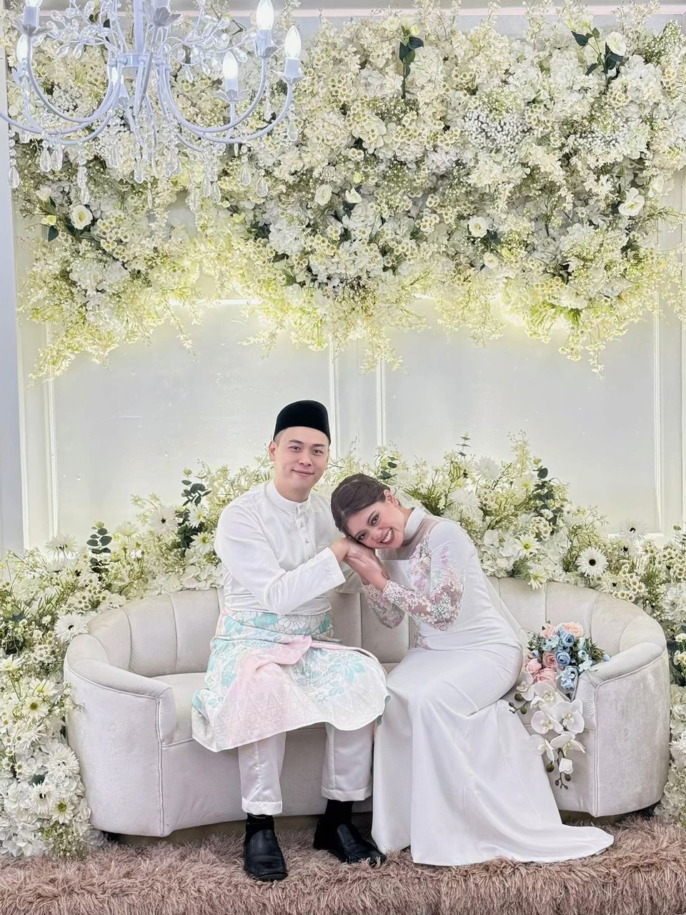 Bride Ainaa — Oriental-Inspired Gown with Cheongsam Collar
