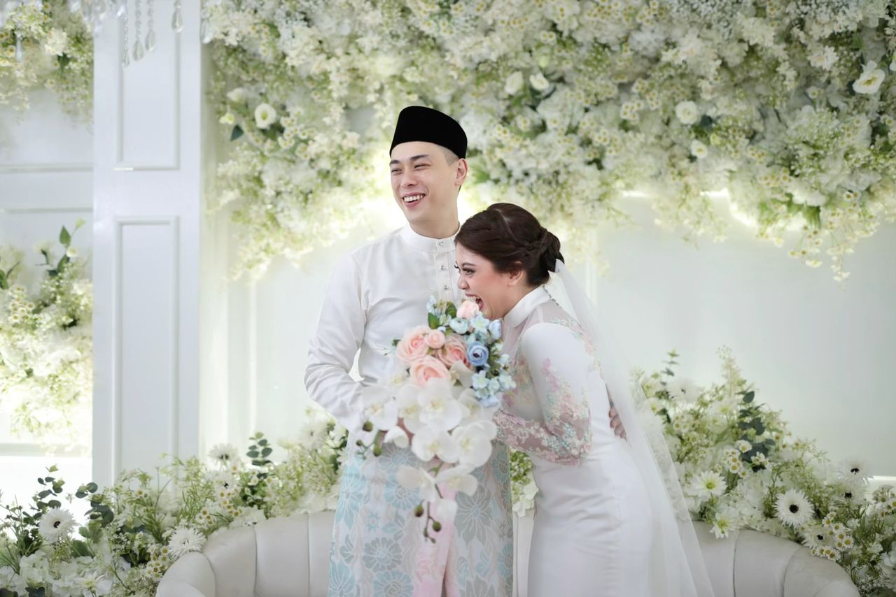 Bride Ainaa — Oriental-Inspired Gown with Cheongsam Collar