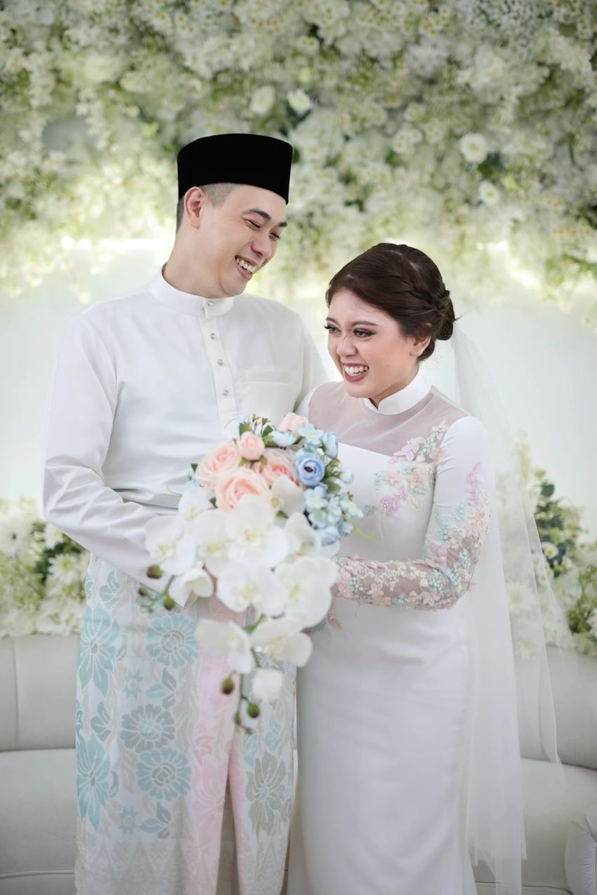 Bride Ainaa — Oriental-Inspired Gown with Cheongsam Collar