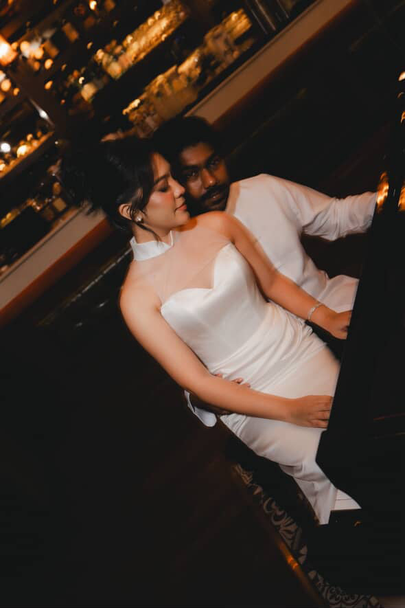 Bride Arene – Sleek Custom Cheongsam Design