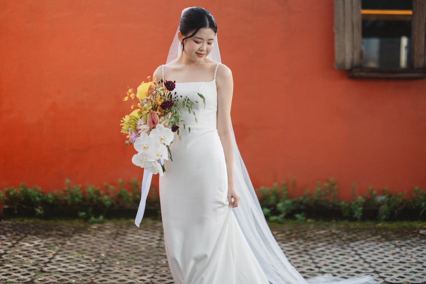Modern Muse: Faye’s Minimalist Gown