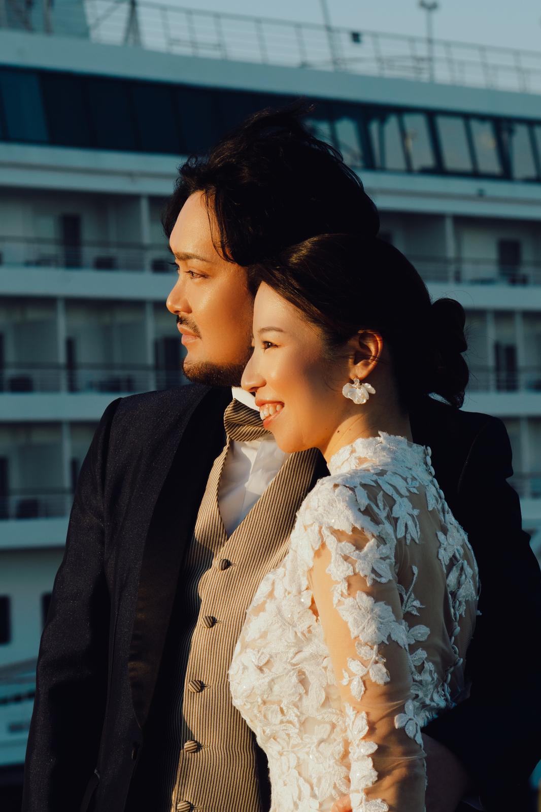 Sleek & Regal: Miho’s Custom Convertible Gown