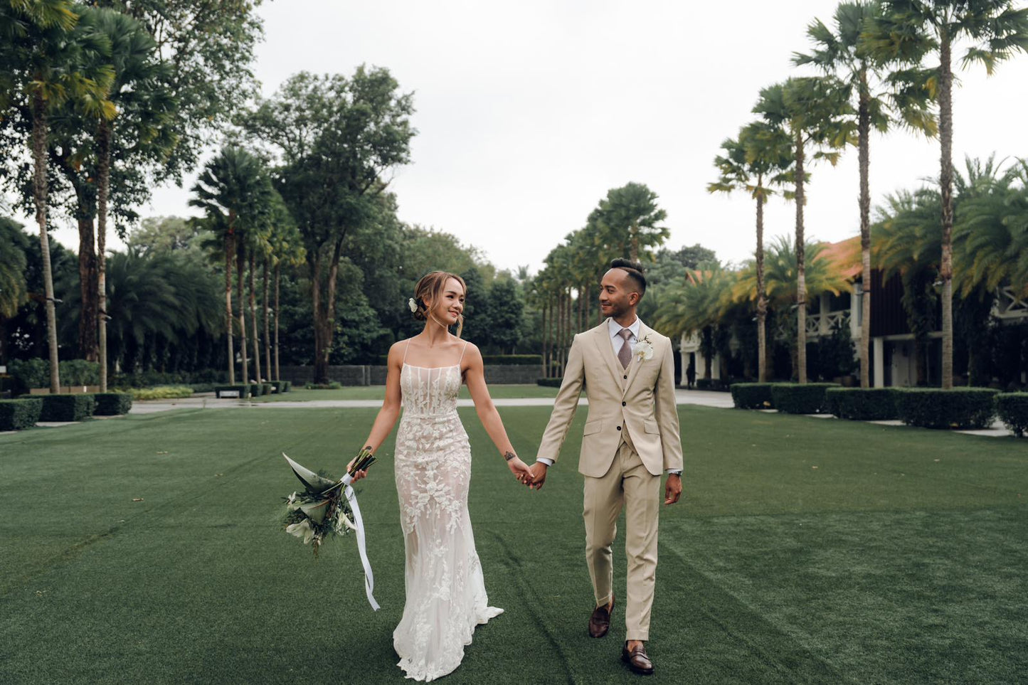 Rachel's Timeless Charm: A Sheer Lace Dress with Classic Neckline