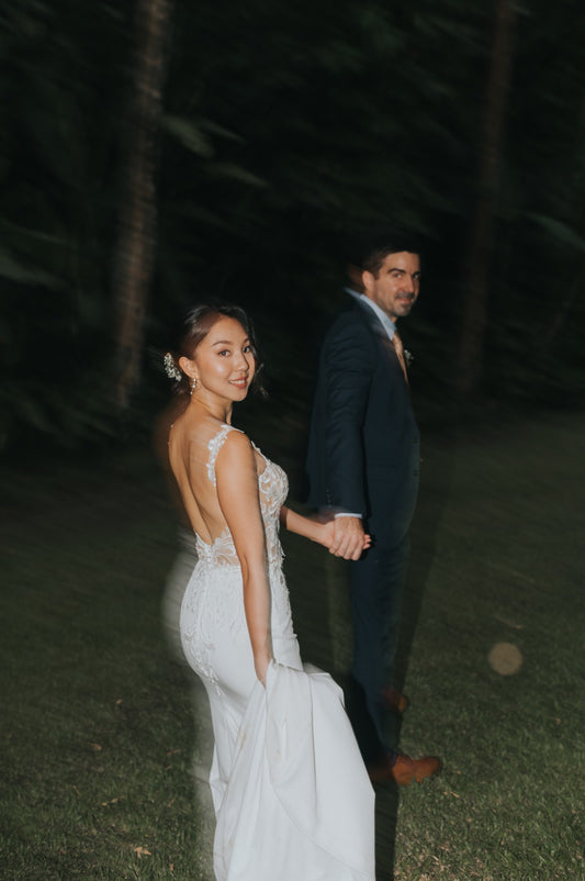 Bride Sabrina – Custom Lace Bridal Gown with Flawless Silhouette