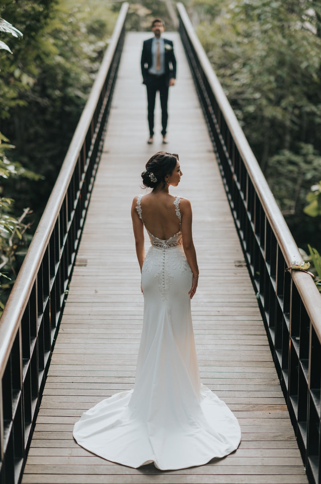 Bride Sabrina – Custom Lace Bridal Gown with Flawless Silhouette