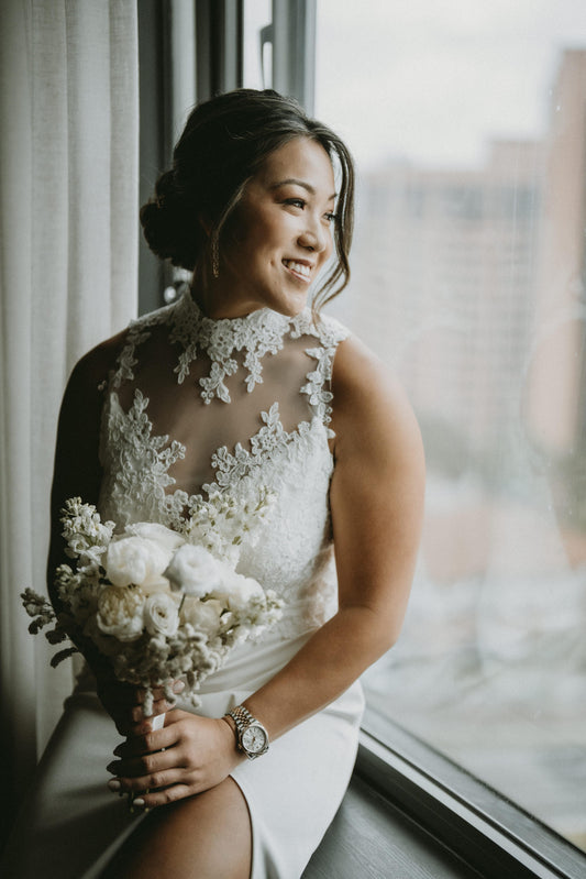 Modern Meets Tradition: Sarah’s Stunning Cheongsam-Topped Gown