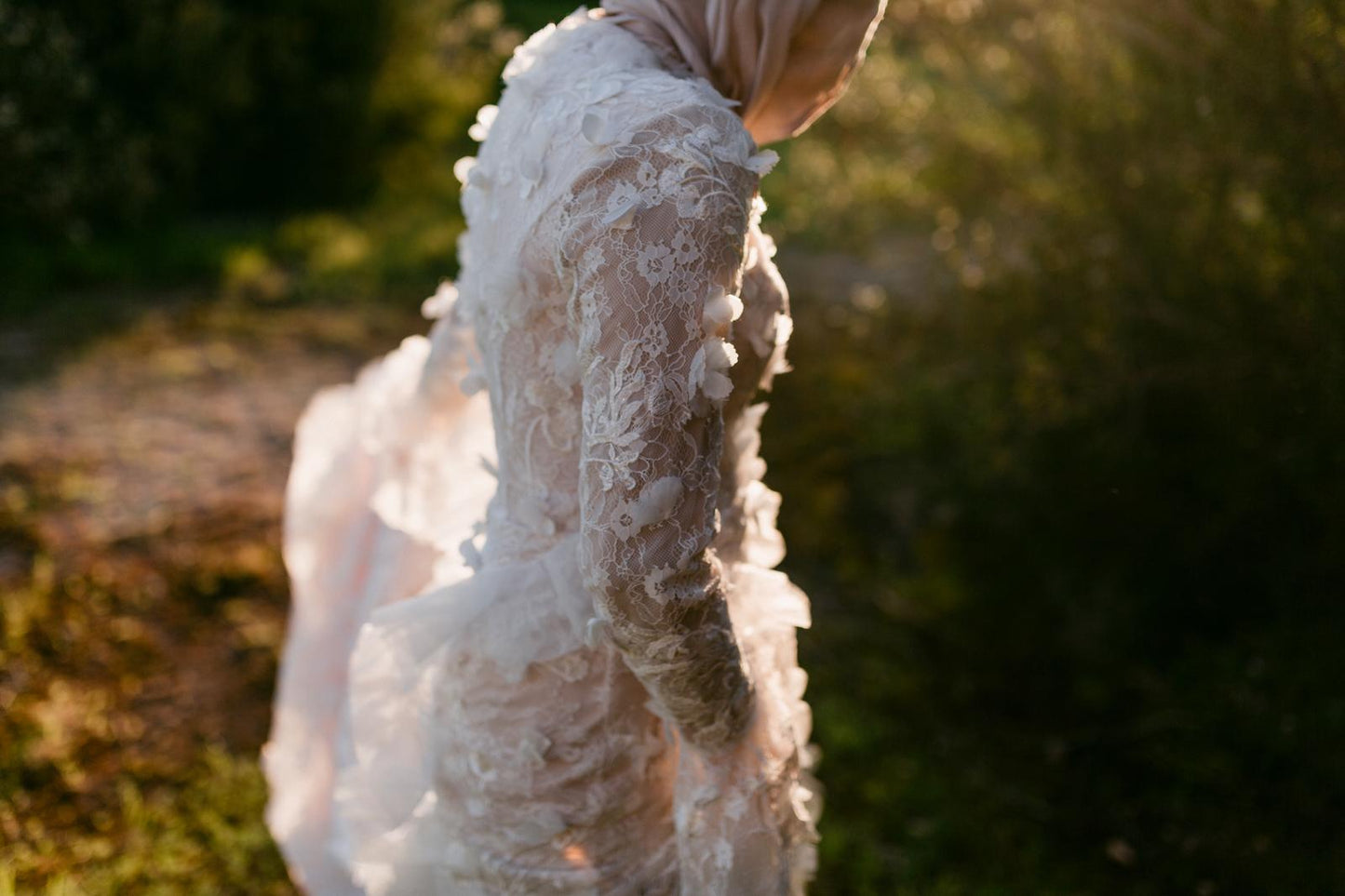 Bride Sharlizah — Romantic Full Lace Gown with 3D Details