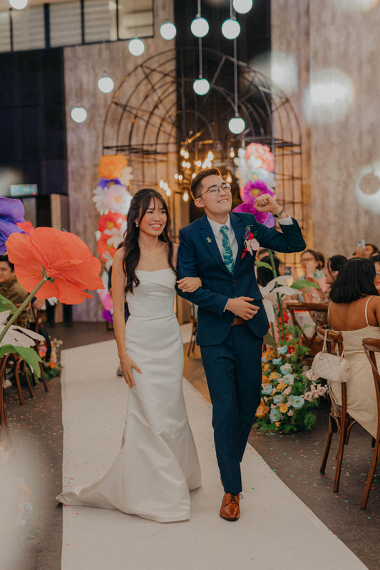 Bride Sophia in Timeless Satin Elegance