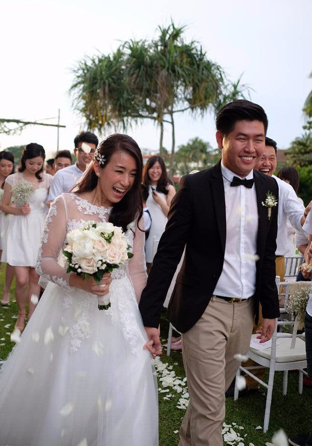 Custom made wedding dress Malaysia