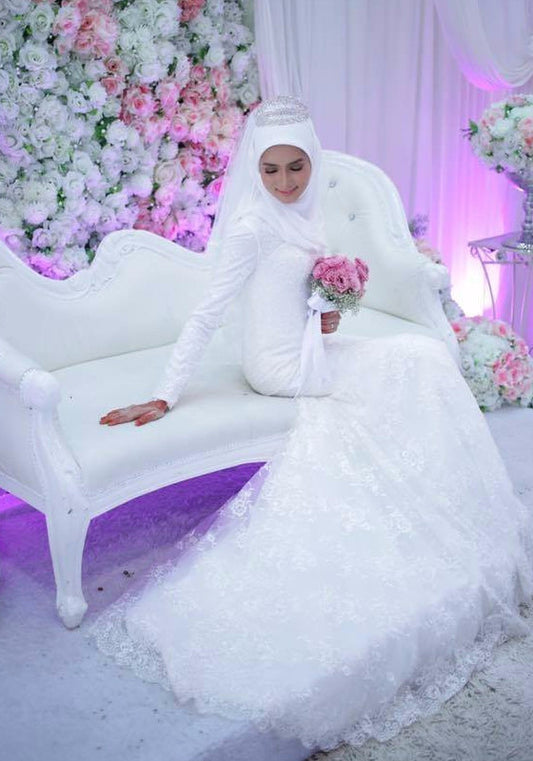 custom made muslim wedding dress malaysia