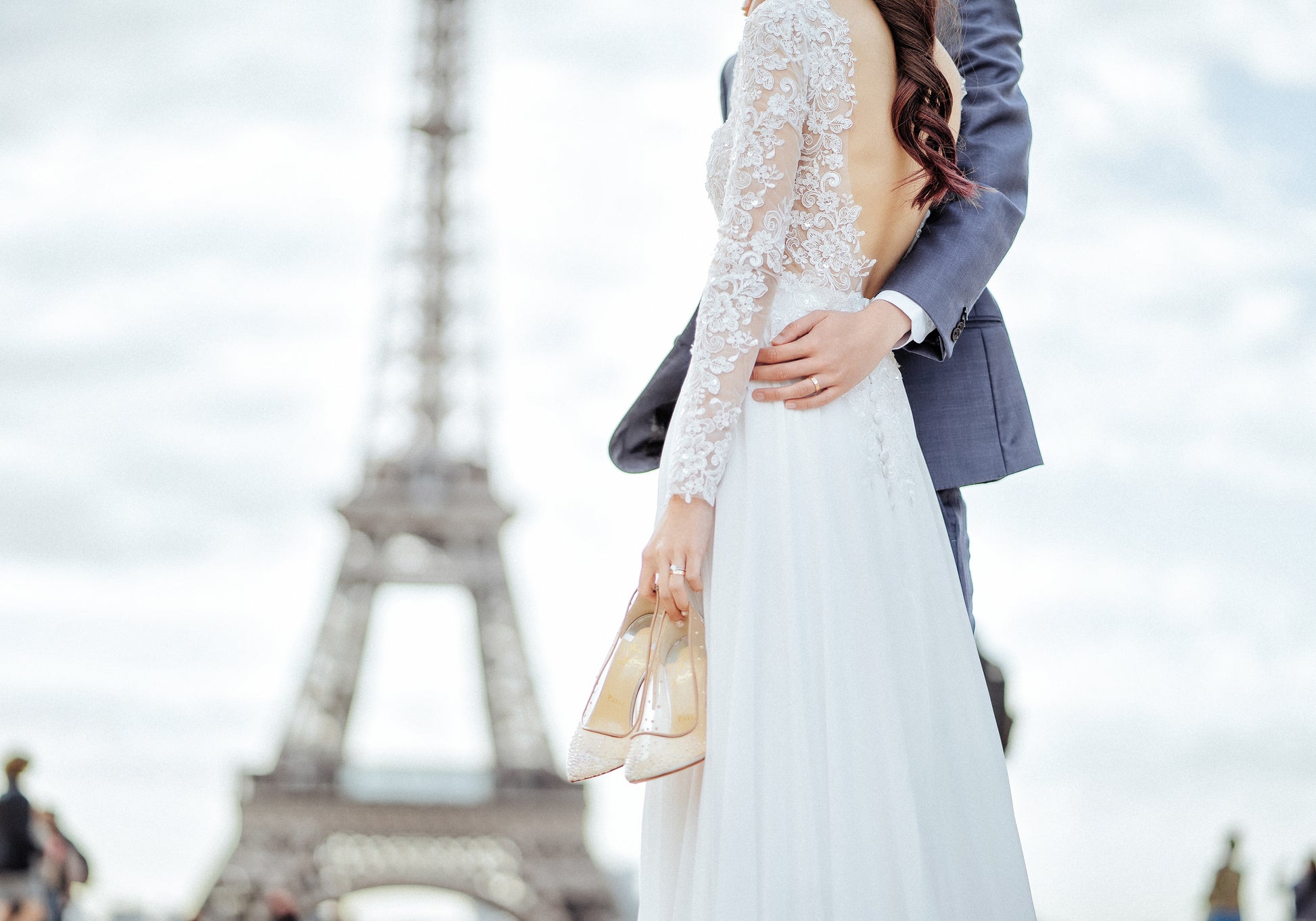 low back aline wedding dress