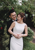 minimalist wedding dress Malaysia