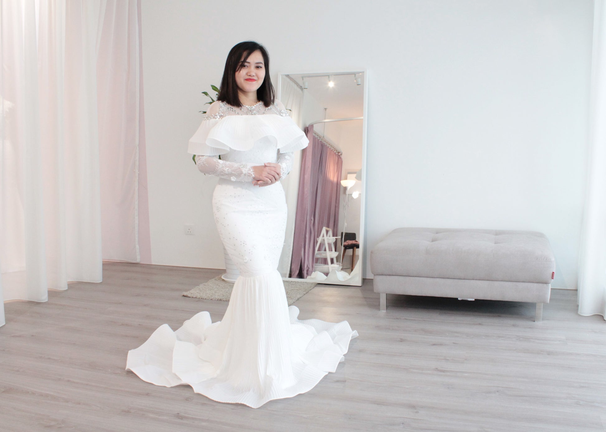 bespoke muslim wedding dress Malaysia