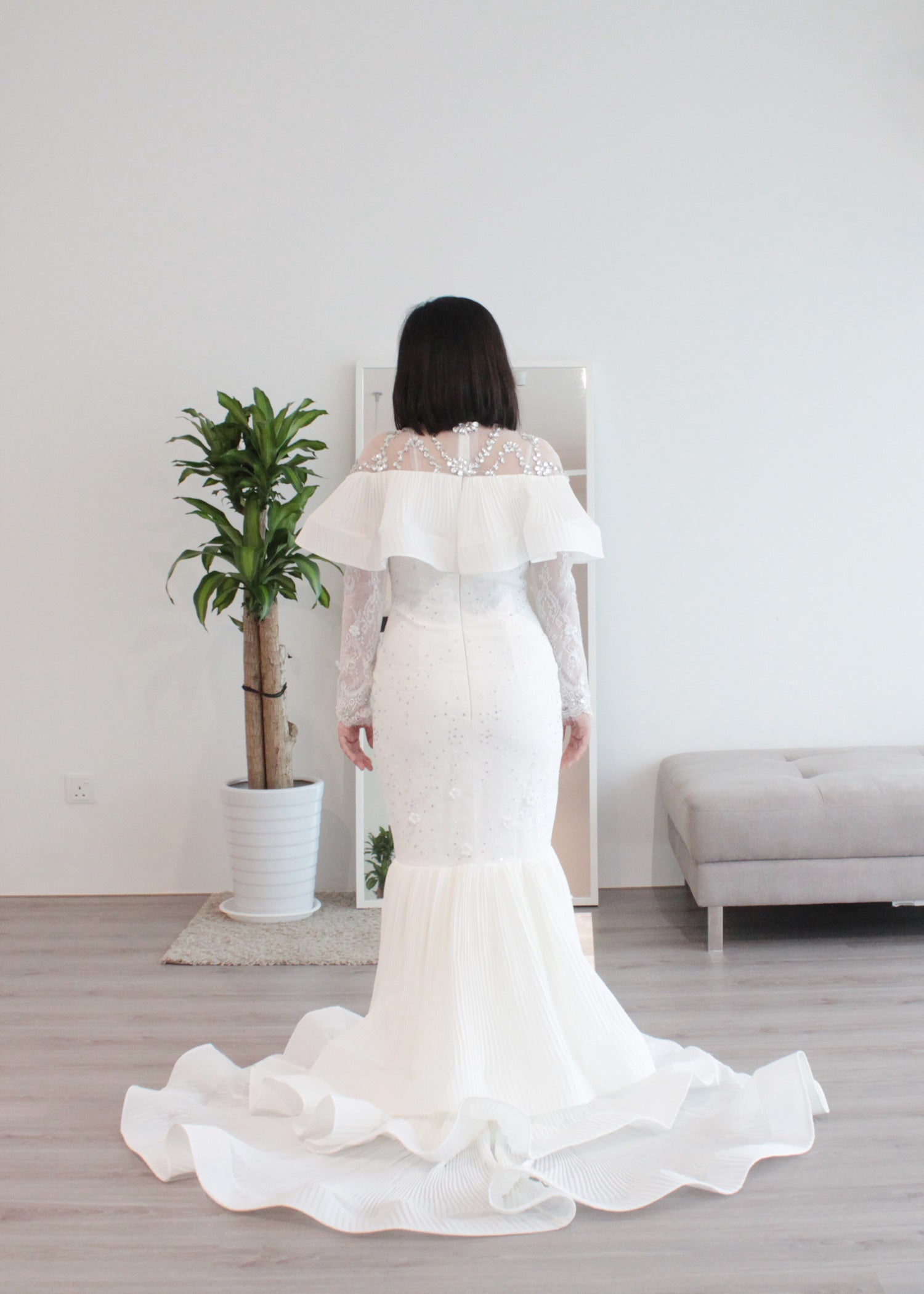bespoke muslim wedding dress Malaysia