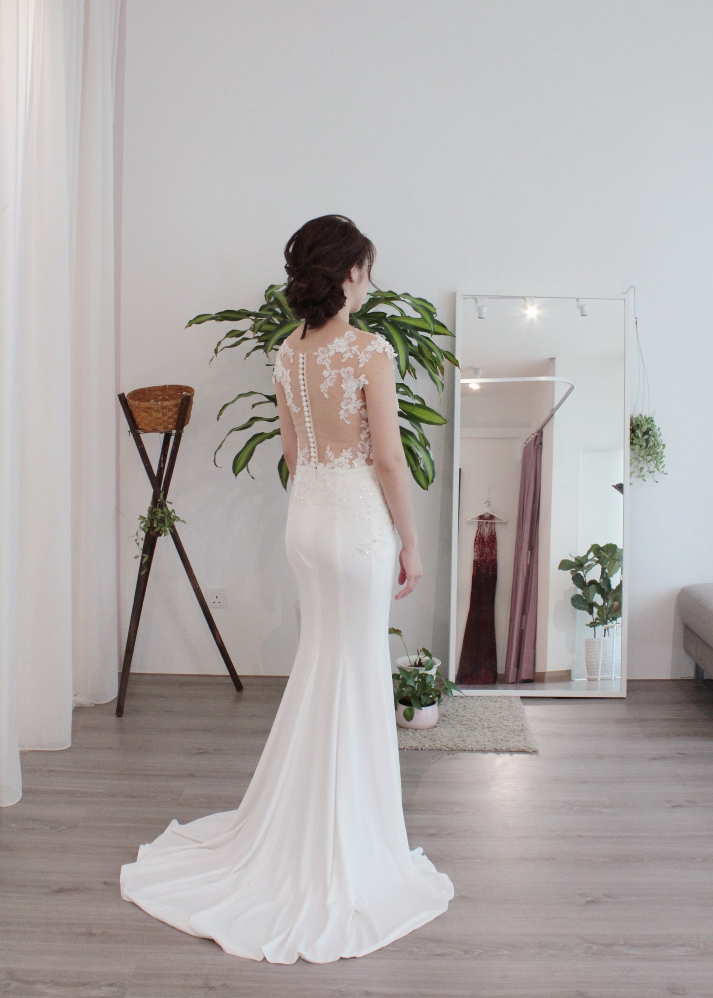 simple wedding dress