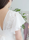 wedding dress chiffon