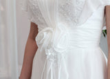 bridal gown chiffon