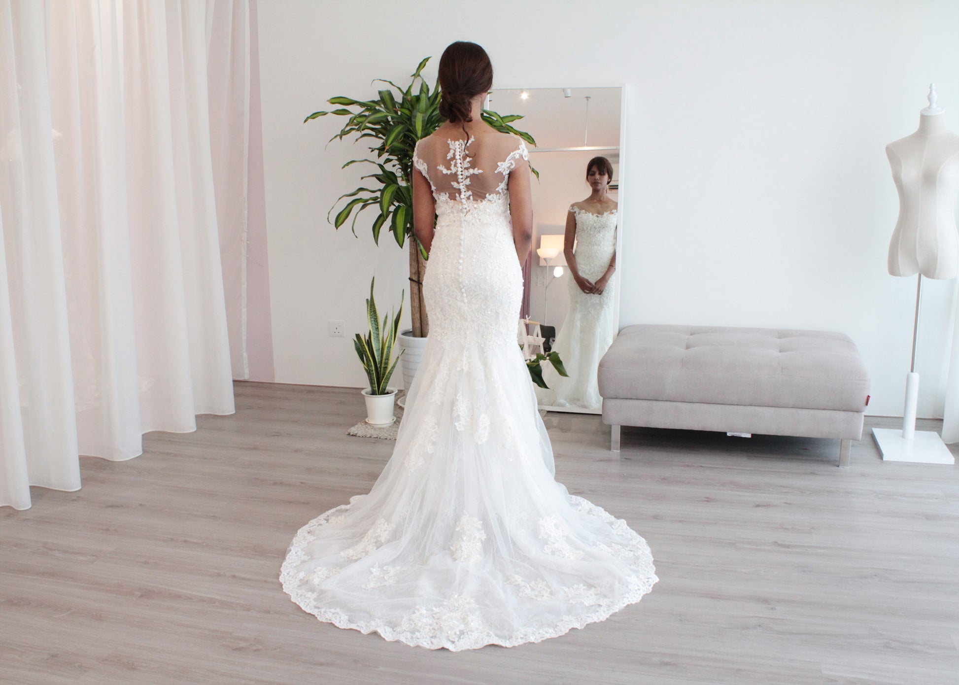tailor made wedding dress