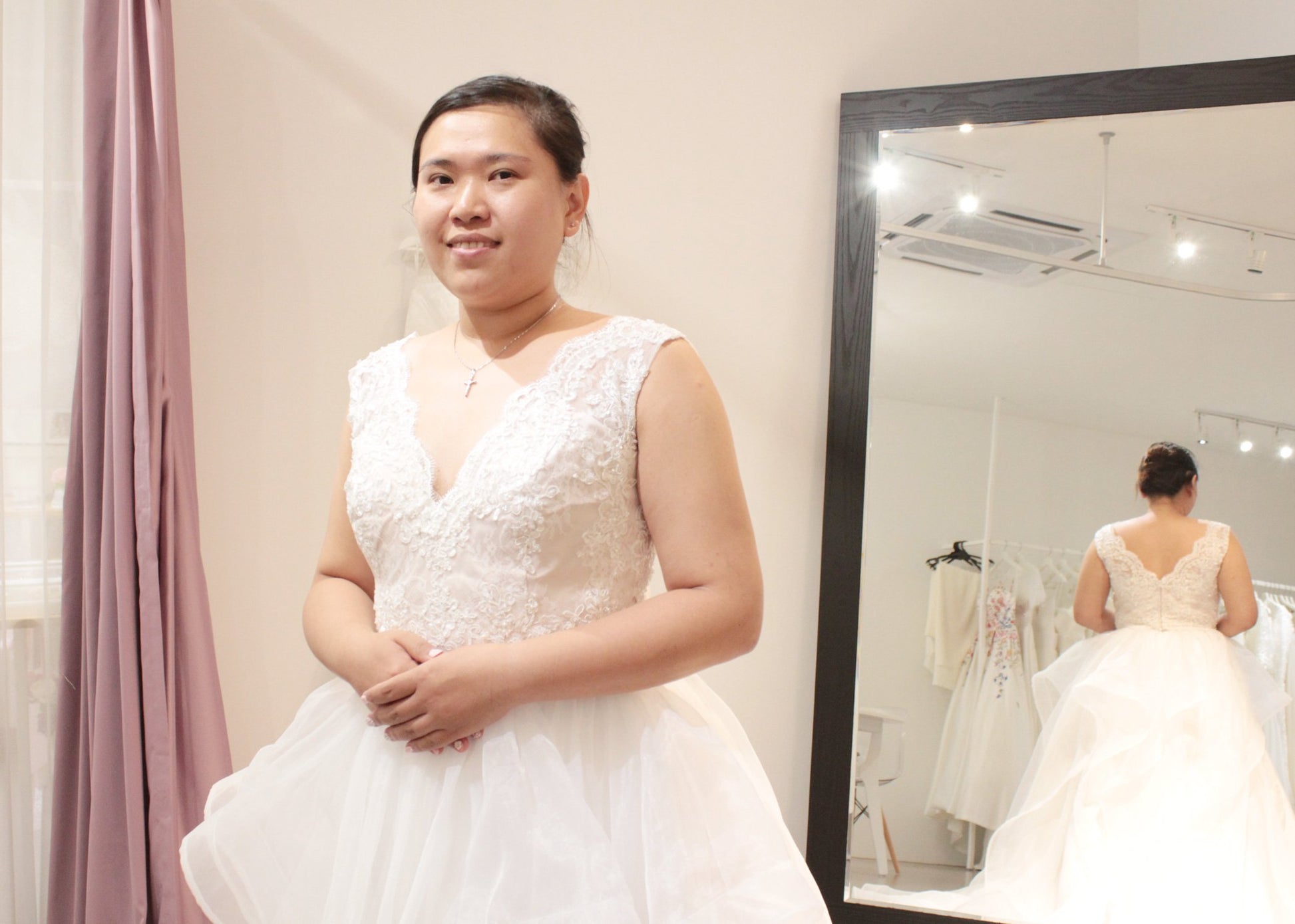 two piece wedding dress Malaysia