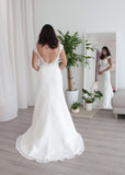 chiffon wedding dress malaysia