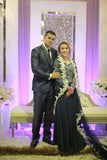 Custom made muslim wedding dress Malaysia