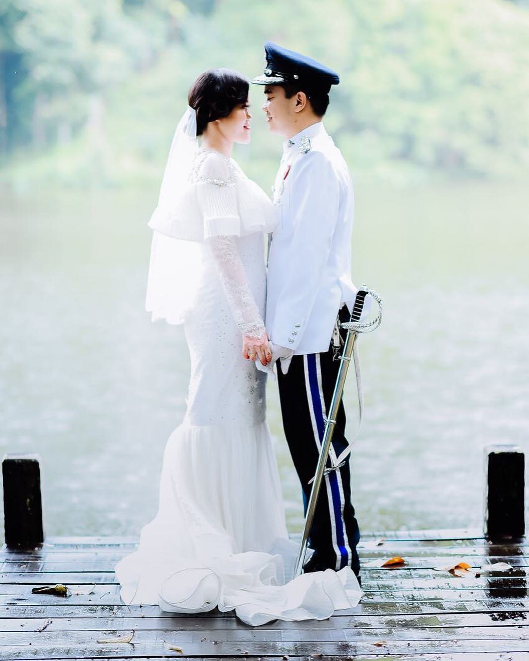 custom made muslim wedding dress Malaysia