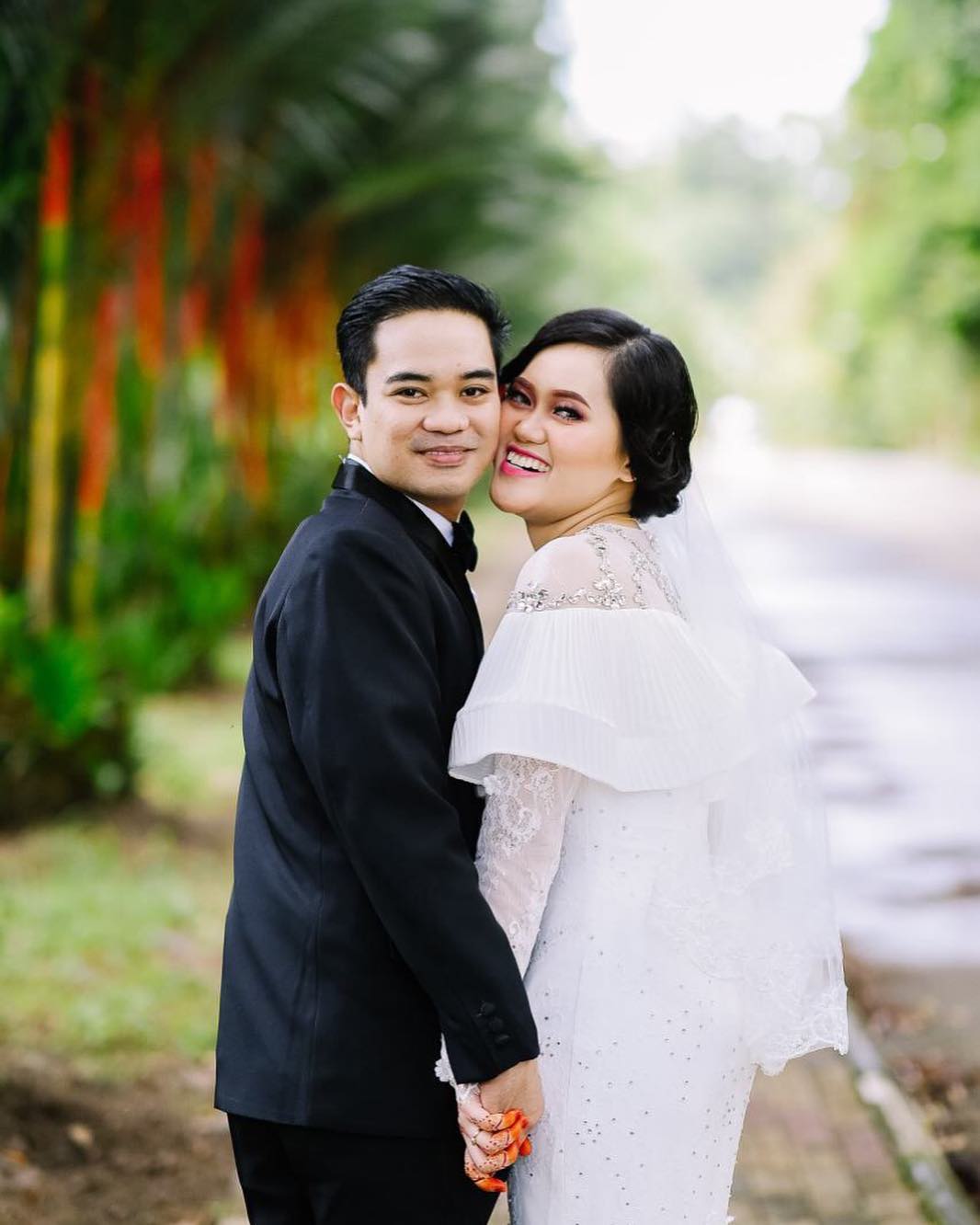 custom made muslim wedding dress Malaysia