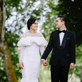custom made muslim wedding dress Malaysia