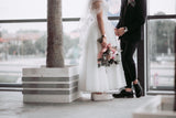 tea length bridal gown