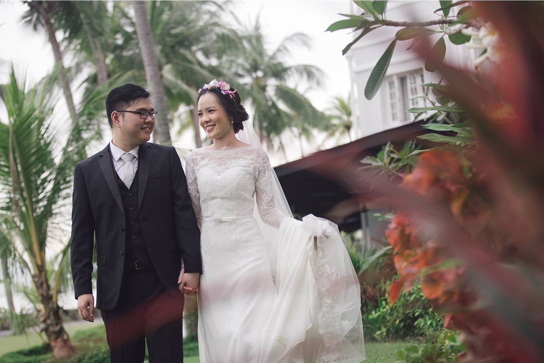 Custom made wedding dress Malaysia Dentelle Bridal